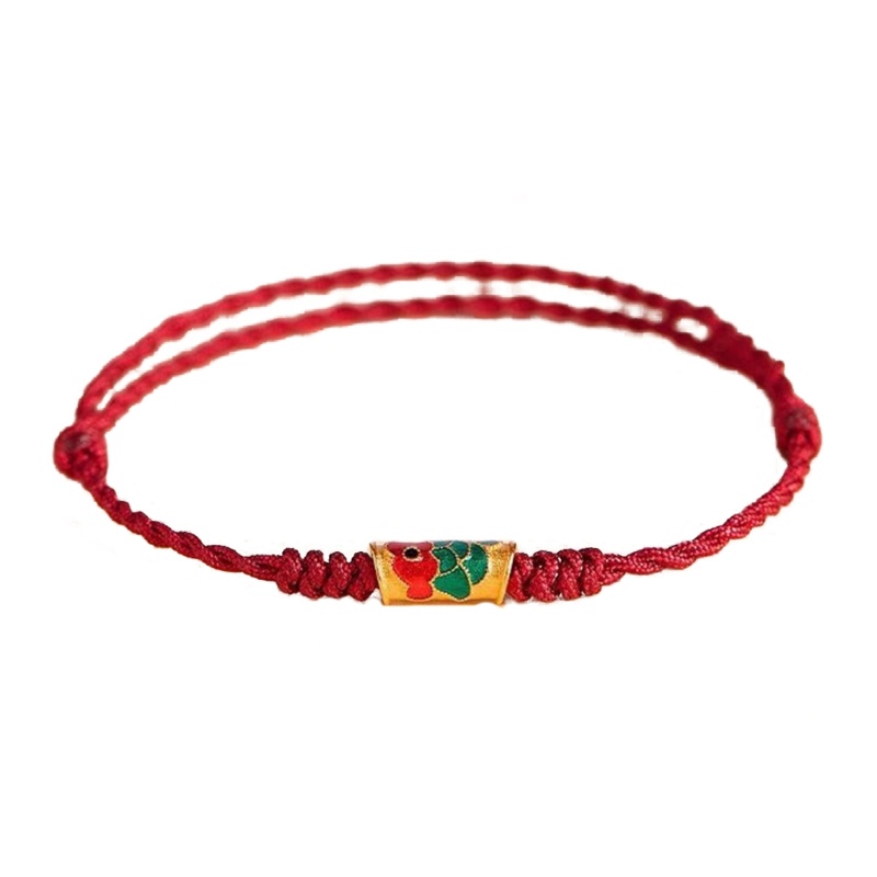 King Vòng Đeo Tay Thủ Công Có Thể Điều Chỉnh Mặt Dây Hình Cá Koi Cho Nữ