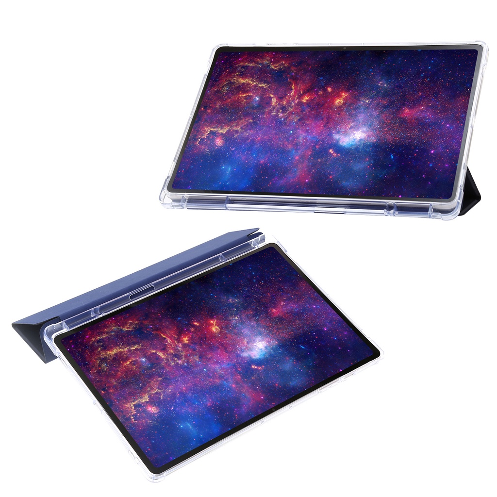 Bao Da Máy Tính Bảng Nắp Lật Nam Châm Thông Minh Có Ngăn Đựng Bút Cho samsung tab s9 fe sm-J510 Smx516B 10.9 inch galaxy tab s9 fe + 12.4 inch Ốp