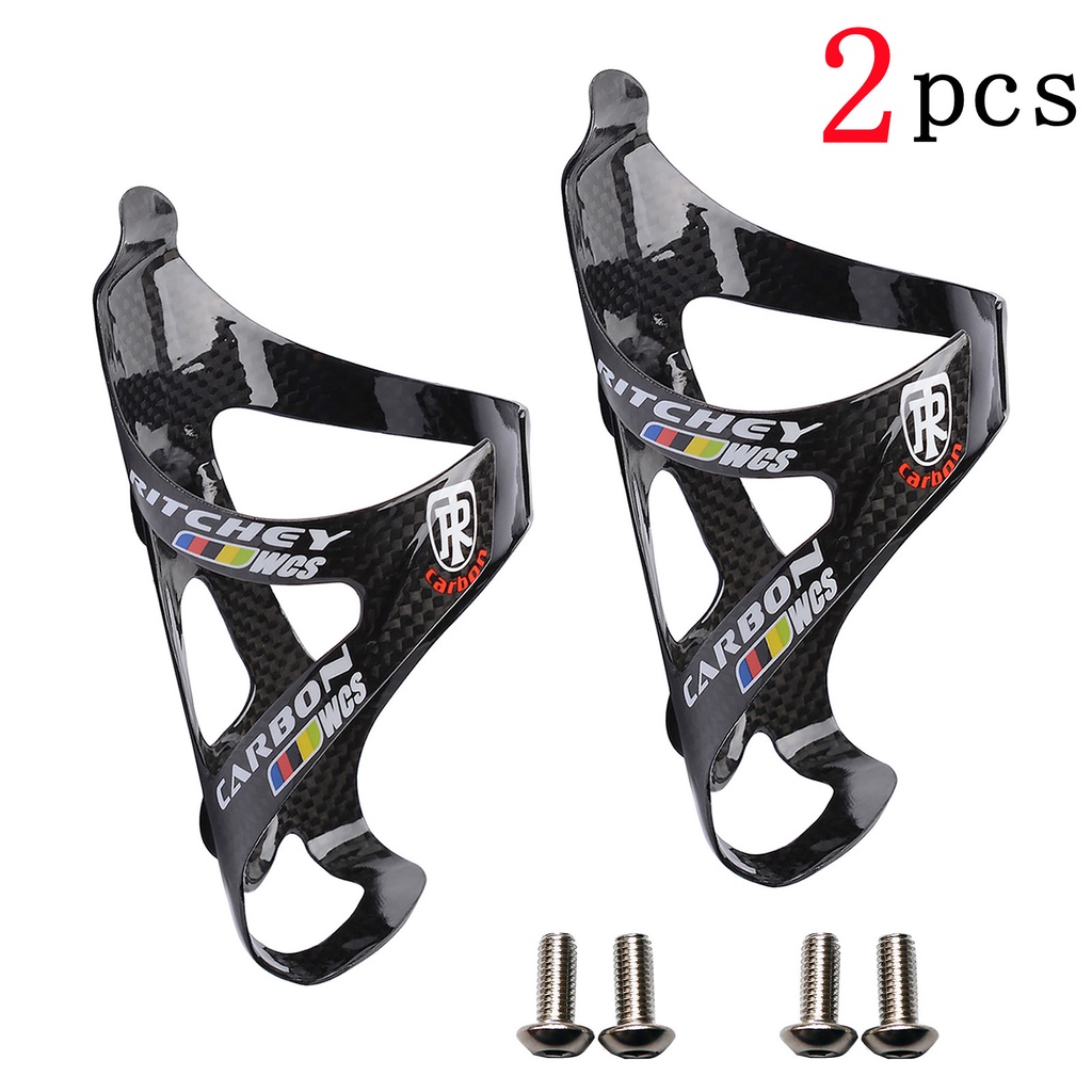 Set 2 Giá Đỡ Bình Nước Bằng Sợi carbon Cho Xe Đạp