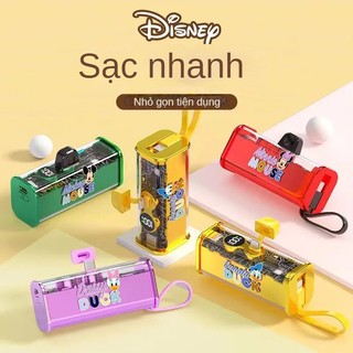 Disney Pin sạc dự phòng mini không dây LF244 tích hợp sạc nhanh 22.5W dung lượng 5000mAh cho iPhone Xiaomi