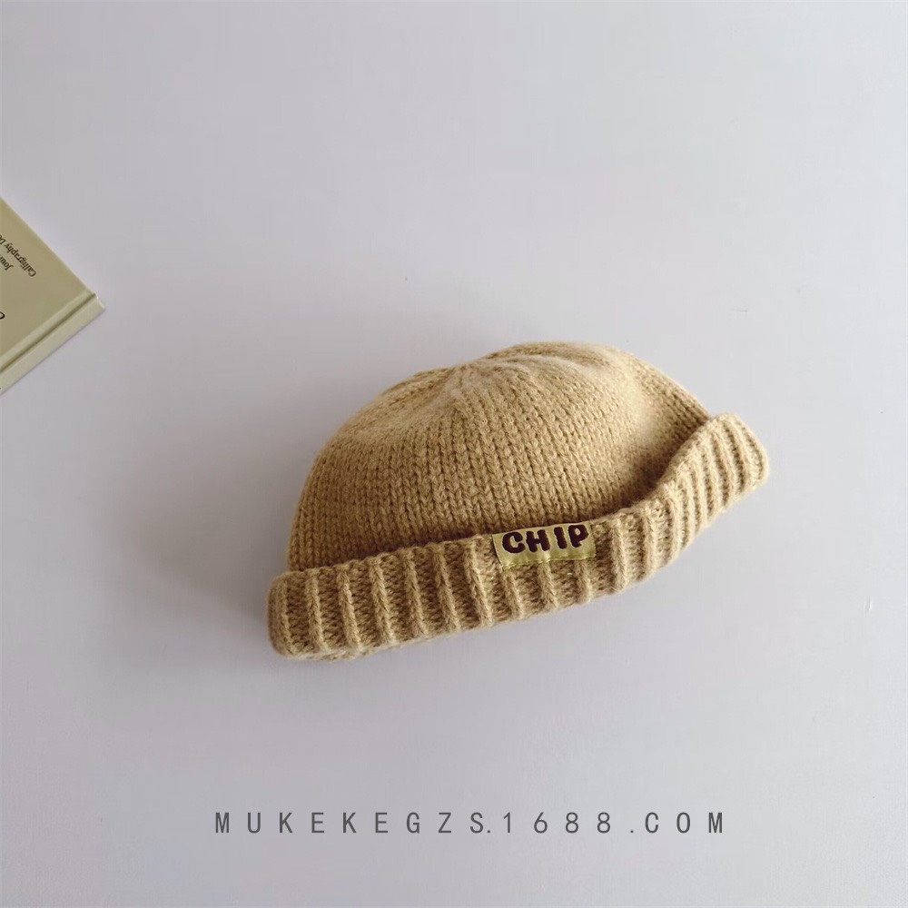 MŨ LEN CHIP VÀNH TRÒN THỜI TRANG CHO BÉ 2-4 TUỔI- HÀNG QCCC