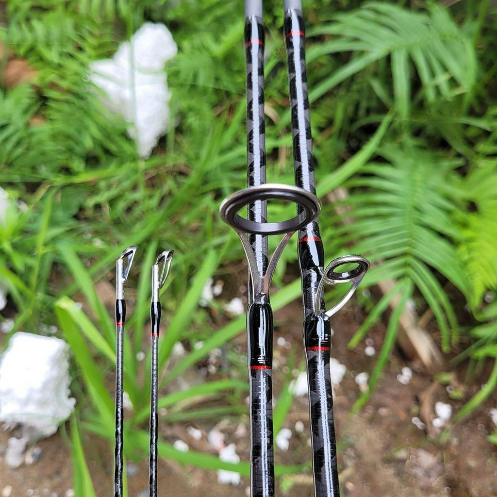 Cần câu lure cao câp Red Devil carbon xoắn X toàn thân CM42