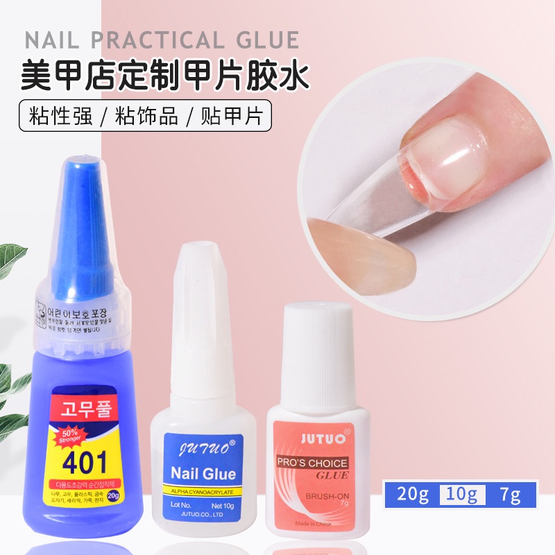 Keo dán móng úp, đính đá siêu chắc, phụ kiện nail