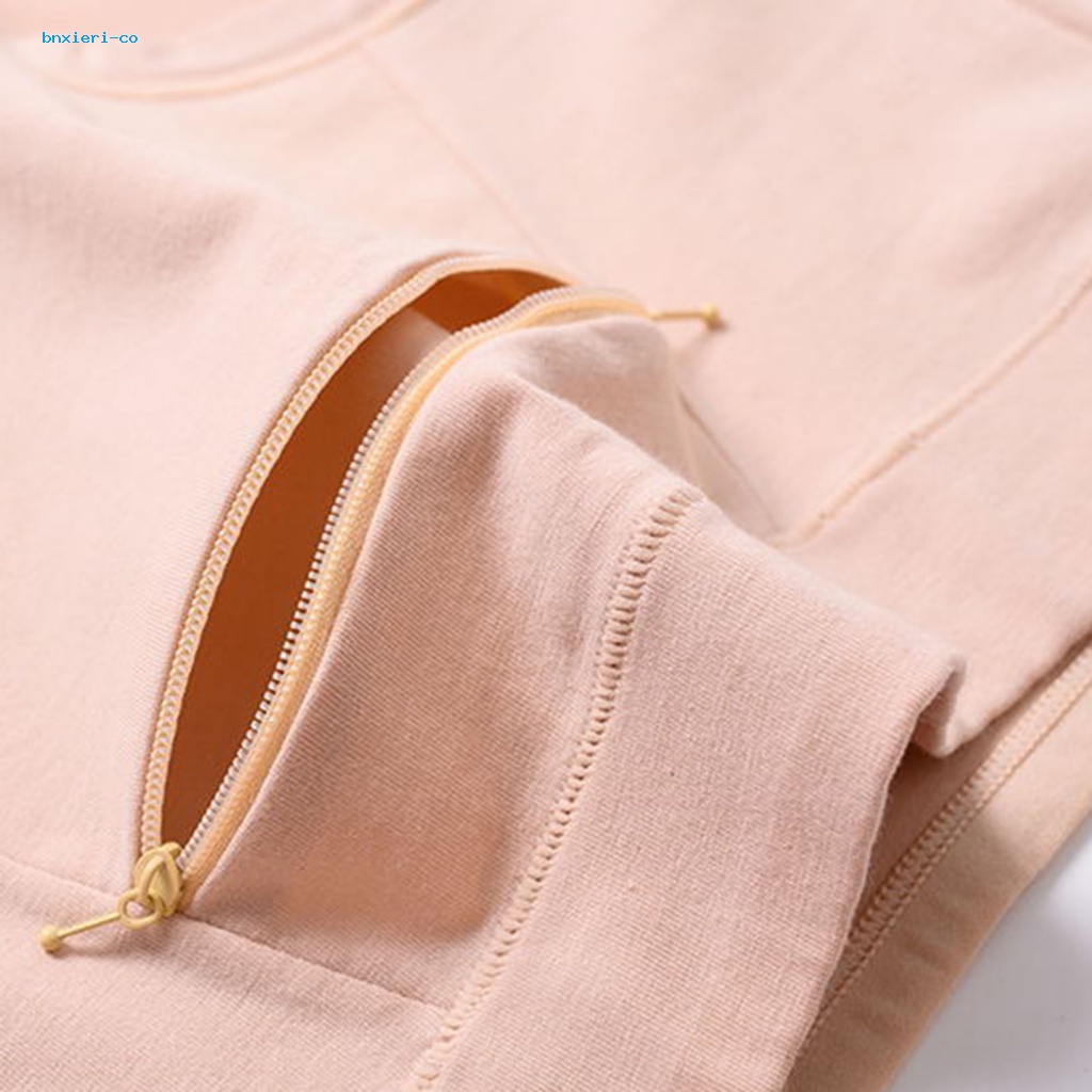 Bn Quần Lót cotton Lưng Cao Co Giãn Thoải Mái Có Túi Khóa Kéo Chống Trộm Cho Phụ Nữ Trung Niên Và Ông