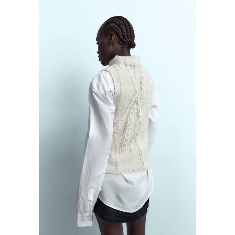 Áo len gile Zara authentic