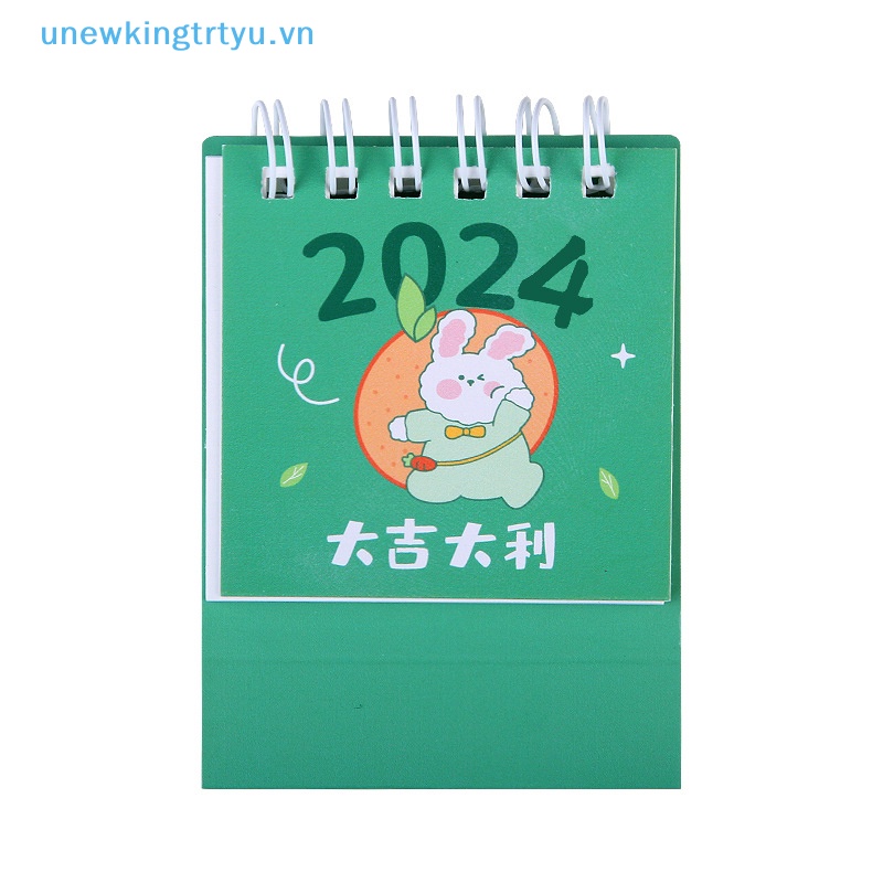 Unewtyu Lịch 2024 mini Để Bàn Xinh Xắn