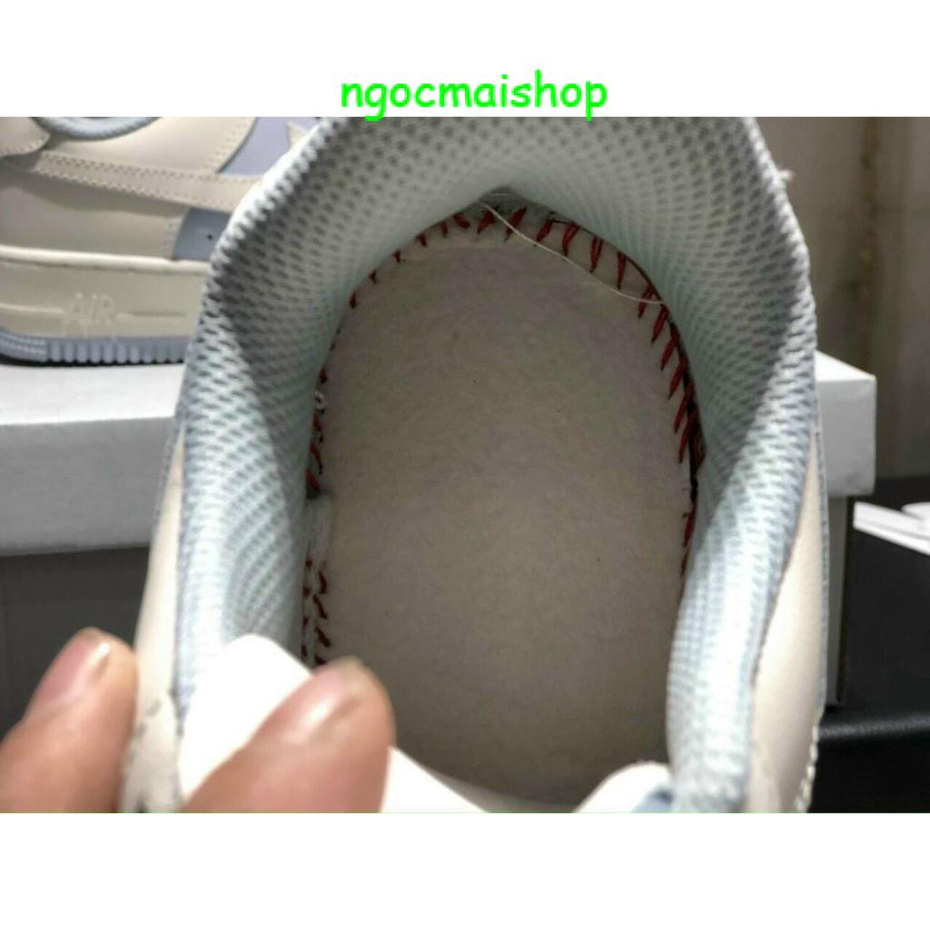 SALE-Giày AF1 màu trắng xanh baby blue , Giày thể thao air force 1 trắng xanh kem cao cấp bản đẹp mới 2023