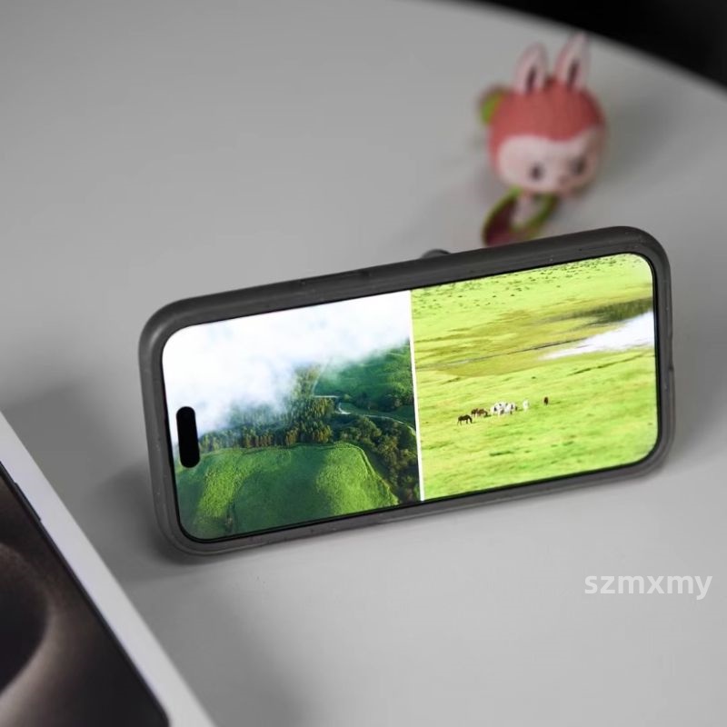 Ốp Điện Thoại acrylic Cứng Nhám Từ Tính Chống Dấu Vân Tay Bảo Vệ Toàn Diện Cho iphone 15 13 14 12 pro max