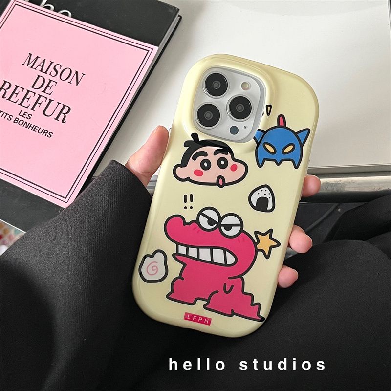 Ốp Điện Thoại Họa Tiết Cậu Bé Bút Chì Cho iphone 11 1213 pro max x xr xs max se apple 7 plus 8 plus iphone 14 15pro