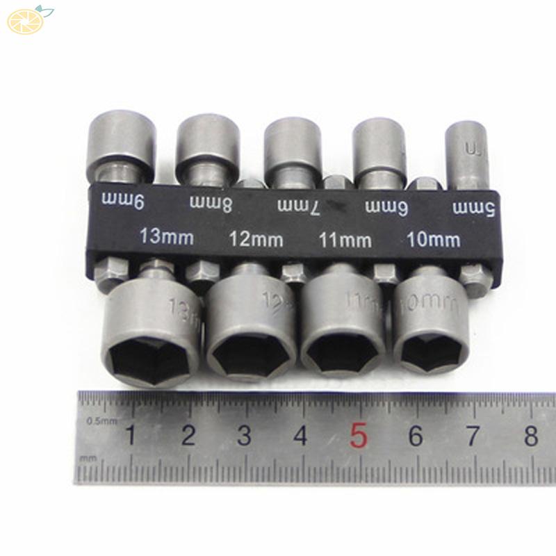 【VARSTR】Durable 1/4" Hex Shank Socket Impact Bit Holder Tools Replacement Nut Driver