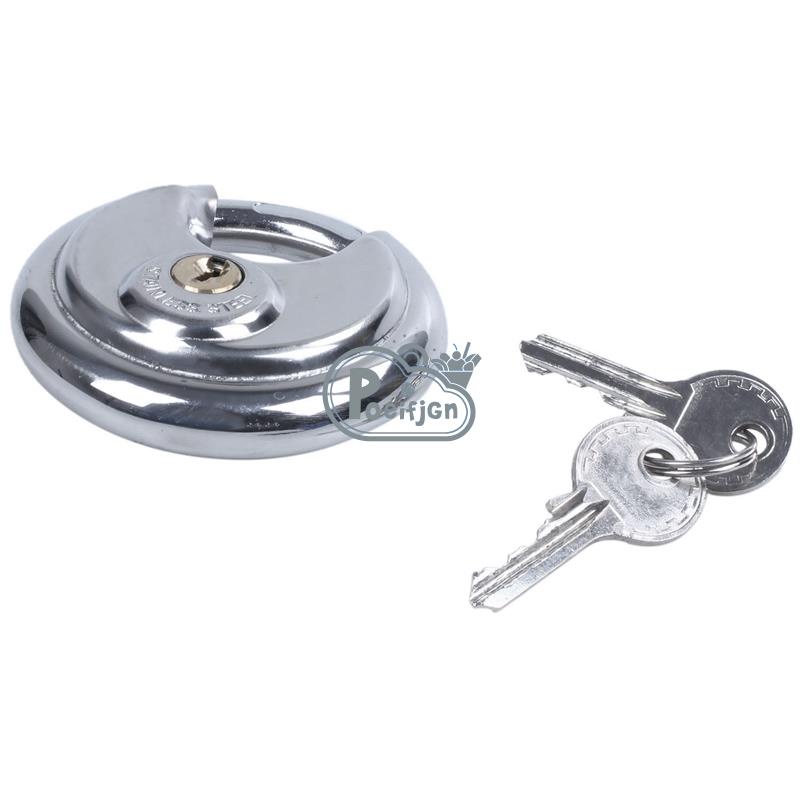 1 Ổ Khóa Tròn 70mm Kèm 1 Chìa Khóa