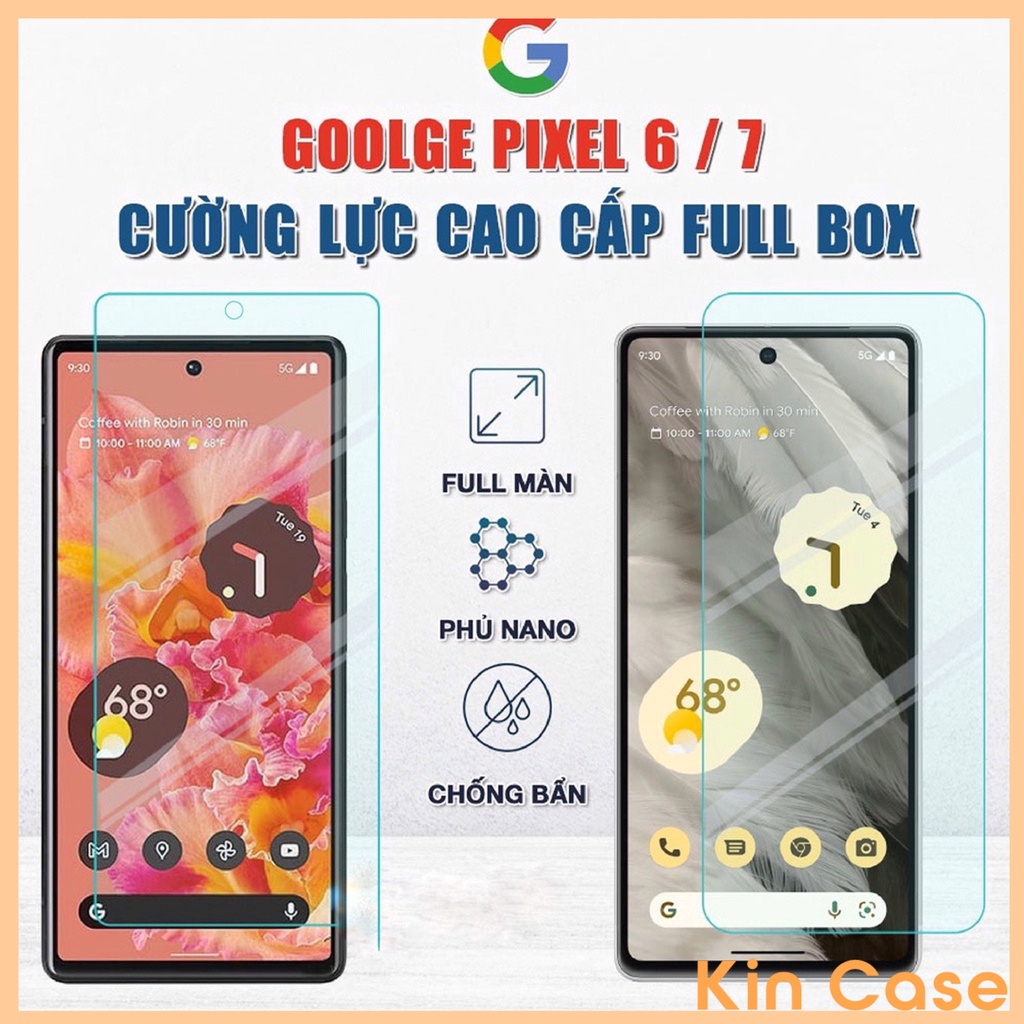 Cường Lực Gor Pixel 9 / 9 Pro /9XL/ 9A / 8 Pro/ 8A/ 7A/ 7/ Pixel 6/ 6A/ Pixel 5XL/ 5,Pixel 4A, 4XL,4