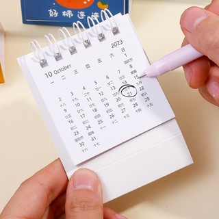 Lịch Để Bàn mini 2024 Kiểu Dáng Đơn Giản Dễ Thương
