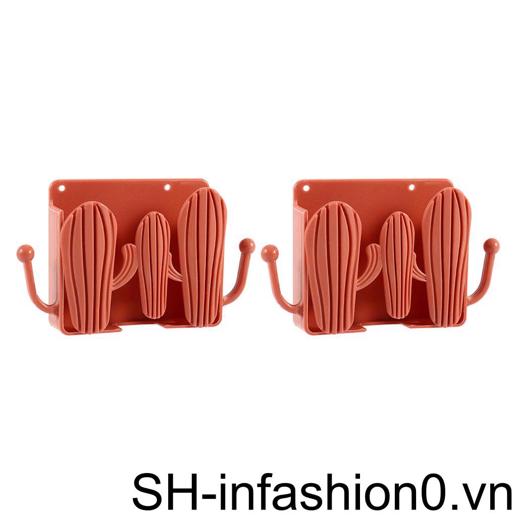 Hộp Đựng Điều Khiển Từ Xa 1 / 2 Chống Nước Không Cần Khoan Lỗ Có Móc Treo Cho Điện Thoại / Nhà Tắm