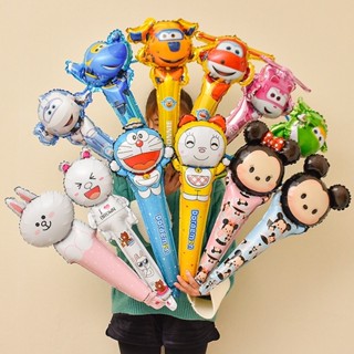 Bóng hình thú cầm tay, bong bóng sinh nhật hoạt hình, bóng cầm tay hình con vật