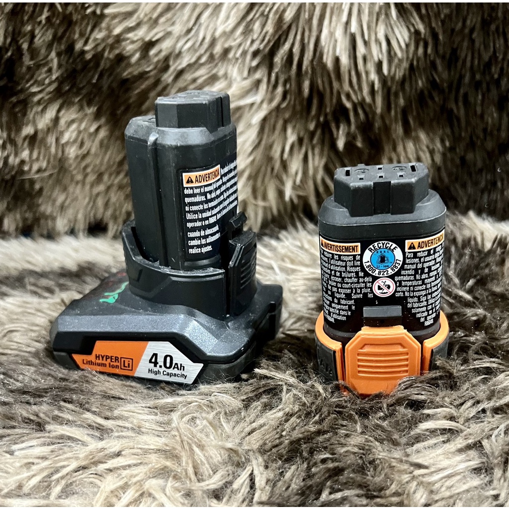 pin zin Ridgid/ AEG 10.8v bãi, like new.