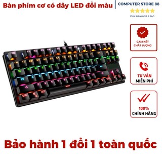 Bàn phím cơ có LED nhiều chế độ phát sáng, bàn phím cơ có dây cho máy tính, bàn phím gaming
