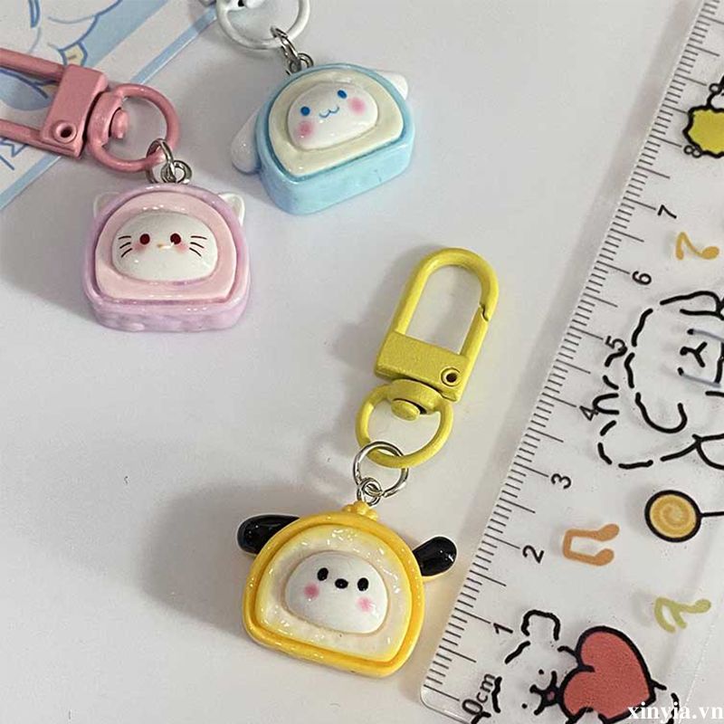 🌺🌺SANRIO Móc Khóa Hình Búp Bê Hoạt Hình kuromi melody cinnamoroll pochacco Dễ Thương Mới