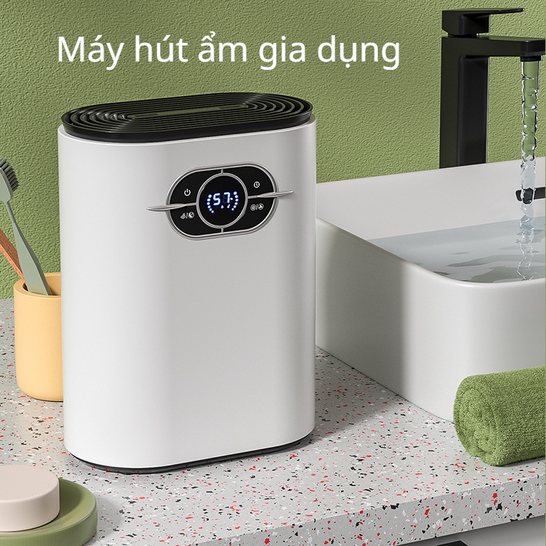Xiaomi Youpin Dehumidifier Máy hút ẩm gia đình 1200ml máy hút ẩm không khí bán dẫn nhỏ máy hút ẩm phòng ngủ điện tử chống ẩm gia đình