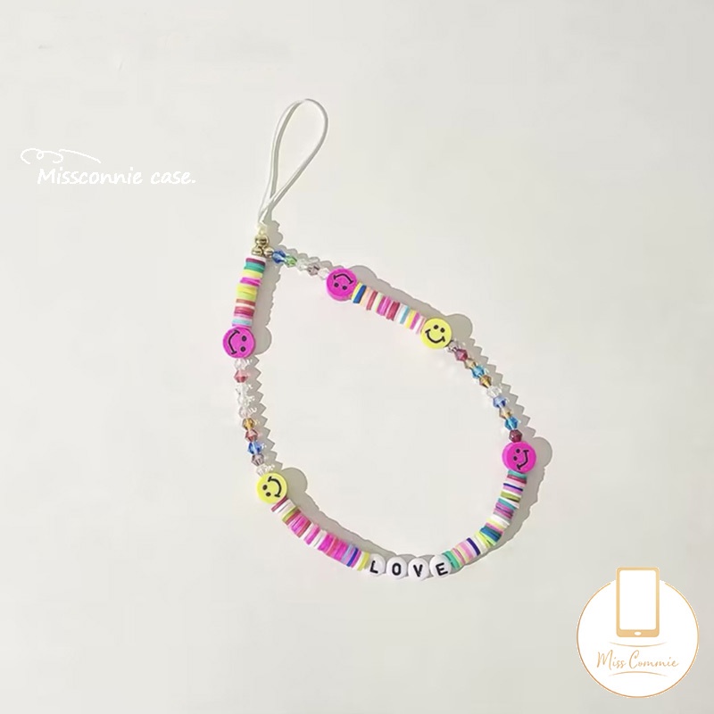 Dây Đeo Điện Thoại Xâu Hạt Ngọc Trai Nhiều Màu diy