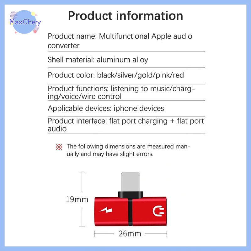 Giắc Cắm Chuyển Đổi Hai Cổng Tai Nghe Cho iphone 7 8 14 x xs 11 12 13 mini pro max Mới