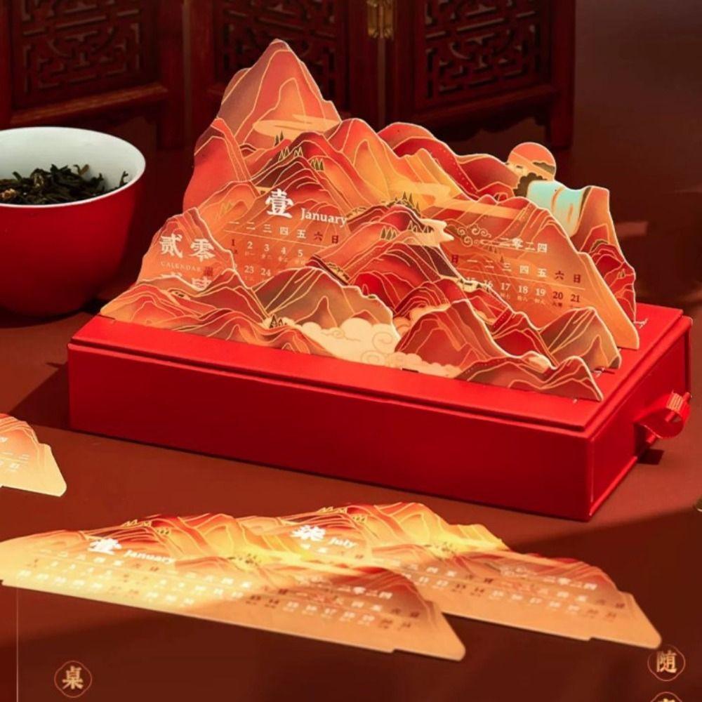 Lịch Để Bàn 2 Trong 1 Dùng Lên Kế Hoạch Năm Mới 2024