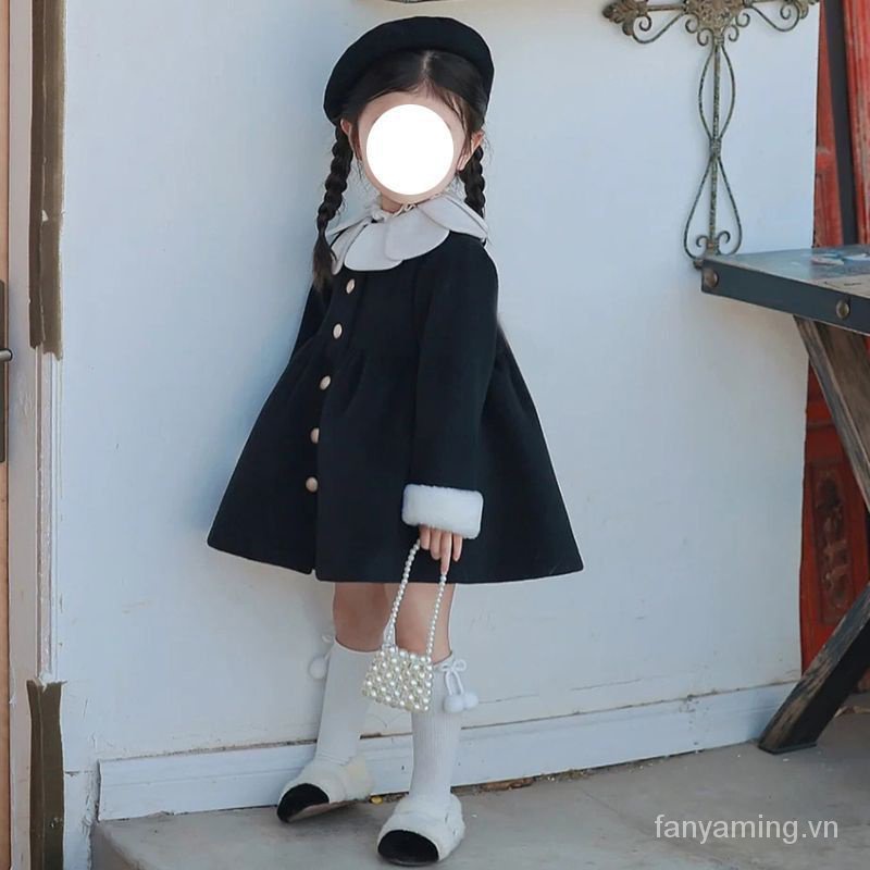 Mới Áo Khoác Len Dày Dặn Phong Cách Hàn Quốc Thời Trang Thu Đông 2023 Cho Bé Gái zv7f