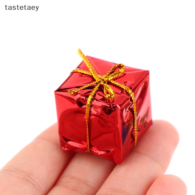 Set 10 Hộp Quà Giáng Sinh mini Xinh Xắn Dùng Để Trang Trí Nhà Búp Bê