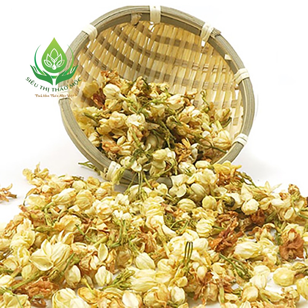 Trà Hoa Nhài  100gr Sấy Khô Nguyên Bông Trắng Đẹp