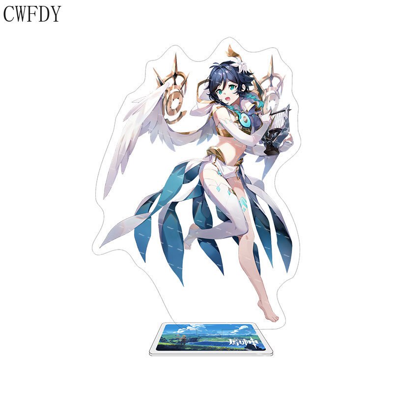 Mô hình Standee Game Genshin Impact Arcylic Stand Figure Hutao Ganyu Raiden Shogun Venti Ayato Kokomi Xiao Cosplay
