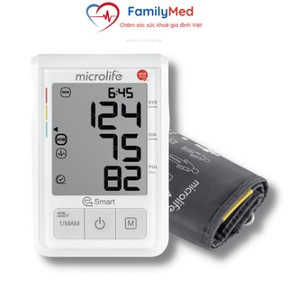 Máy đo huyết áp Microlife B3 AFIB Advanced có cảnh báo rối loạn nhịp tim PAD,đo thông minh FamilyMed