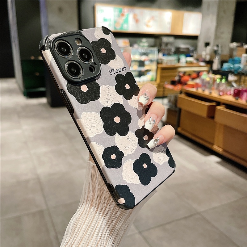 Ốp Điện Thoại Họa Tiết Hoa Trái Tim Cho iphone 11 12 13 14 15 pro max Xr xsmax i7 i8 plus 11 12 13 14 15 pro max