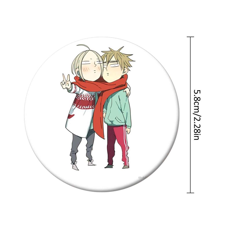 1 Huy Hiệu Tròn Bằng Thiếc 58mm In Hình anime i9 day