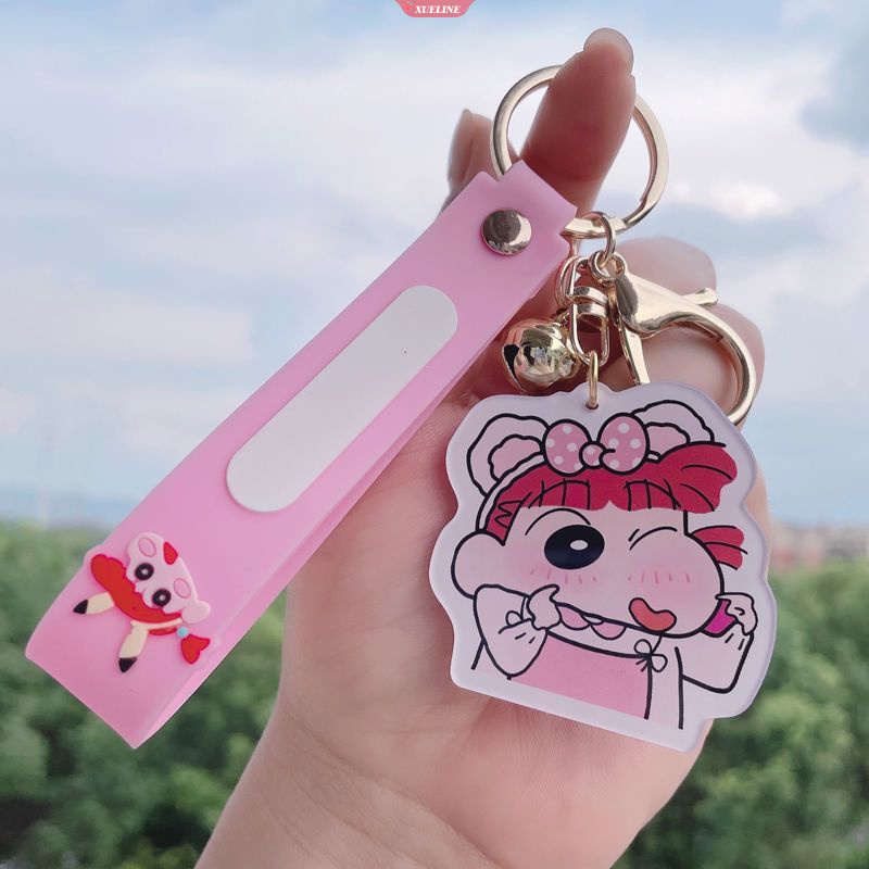 Móc Khóa Hình Cậu Bé Bút Chì shin-chan Bằng acrylic Dễ Thương Cho Cặp Đôi