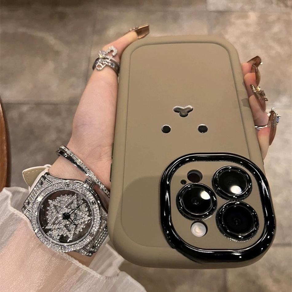 Dễ Thương Ốp Điện Thoại Silicon Mềm Chống Sốc Hình Gấu Bông Cho iphone 11 12 13 14 15 pro max 8 7 plus 14pro xs max x xr se 2020