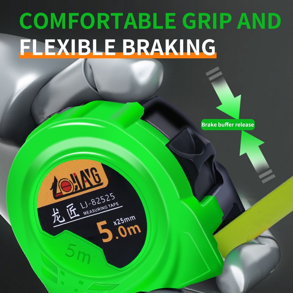 Pcbfun Thước dây huỳnh quang Pcbfun, thước dây dạ quang, thước dây thép, độ chính xác cao, dày, chống mài mòn và chống rơi