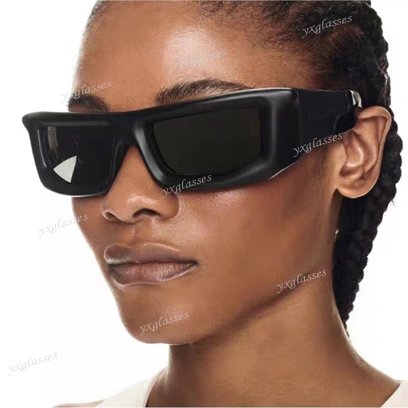 Kính Mát Gọng Vuông Phong Cách hip hop Thời Trang Cho Nam Và Nữ y2k y2k