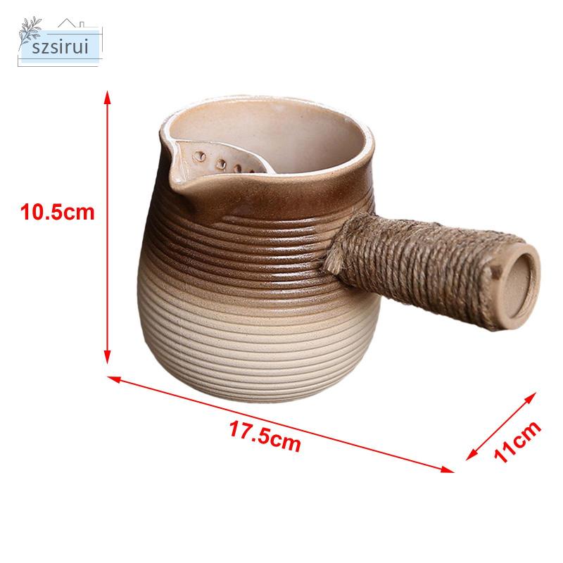 Ấm Trà Bằng Sứ Có Tay Cầm Tiện Dụng Cho Gia Đình / Khách Sạn