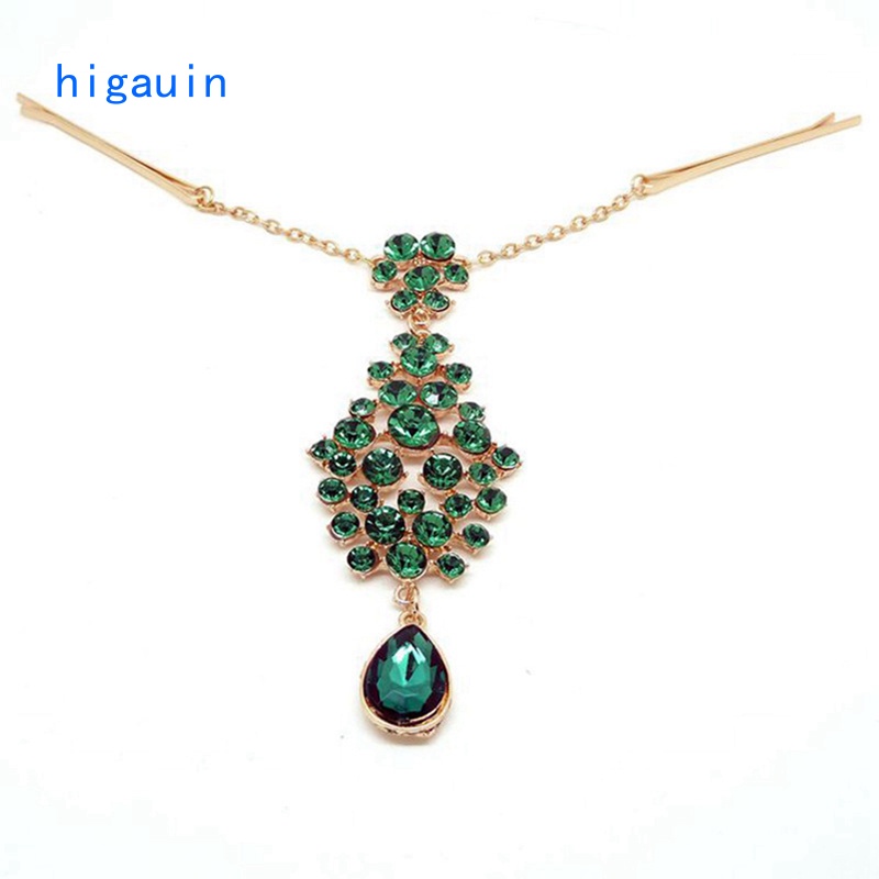 Băng Đô Cài Tóc Đính Đá Lấp Lánh Thời Trang Cho Nữ