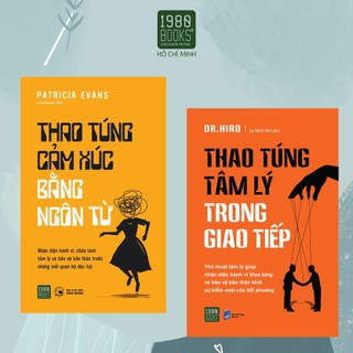 Sách - Combo 2 cuốn: Thao túng cảm xúc bằng ngôn từ + Thao túng tâm lý trong giao tiếp