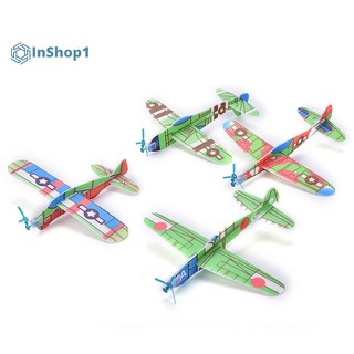 Set 12 đồ chơi máy bay xốp diy cho trẻ em