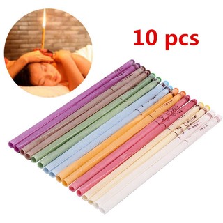 10 chiếc Ear Candle Ear Candling Therapy Ear Treatment Ear Wax Removal Healthy Care Tools