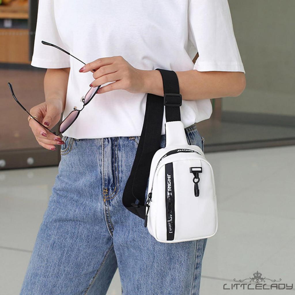 Túi Đeo Chéo Ngực Bằng Da pu Chống Nước Cho Nữ