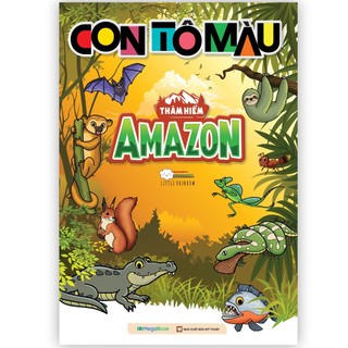 Sách Con tô màu: Thám hiểm Amazon