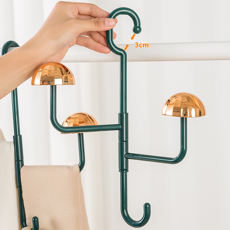 Landeli Móc Treo Quần Áo Đa Năng Có Thể Xoay Được