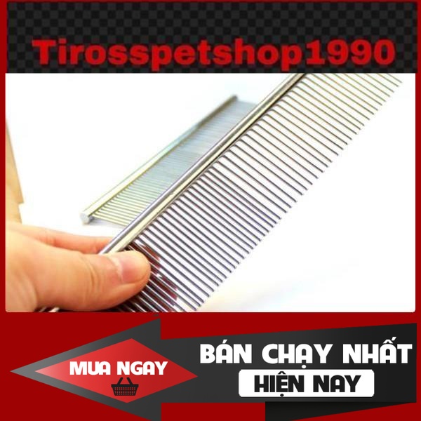 LƯỢC INOX 2 ĐẦU DÀNH CHO CHÓ MÈO