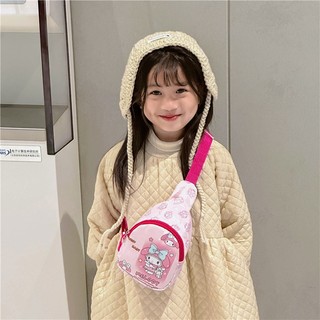 ,Dễ thương kuromi giai điệu mẫu giáo ba lô,Thời trang trẻ em xiên ba lô,Cô gái Sling Bag,,