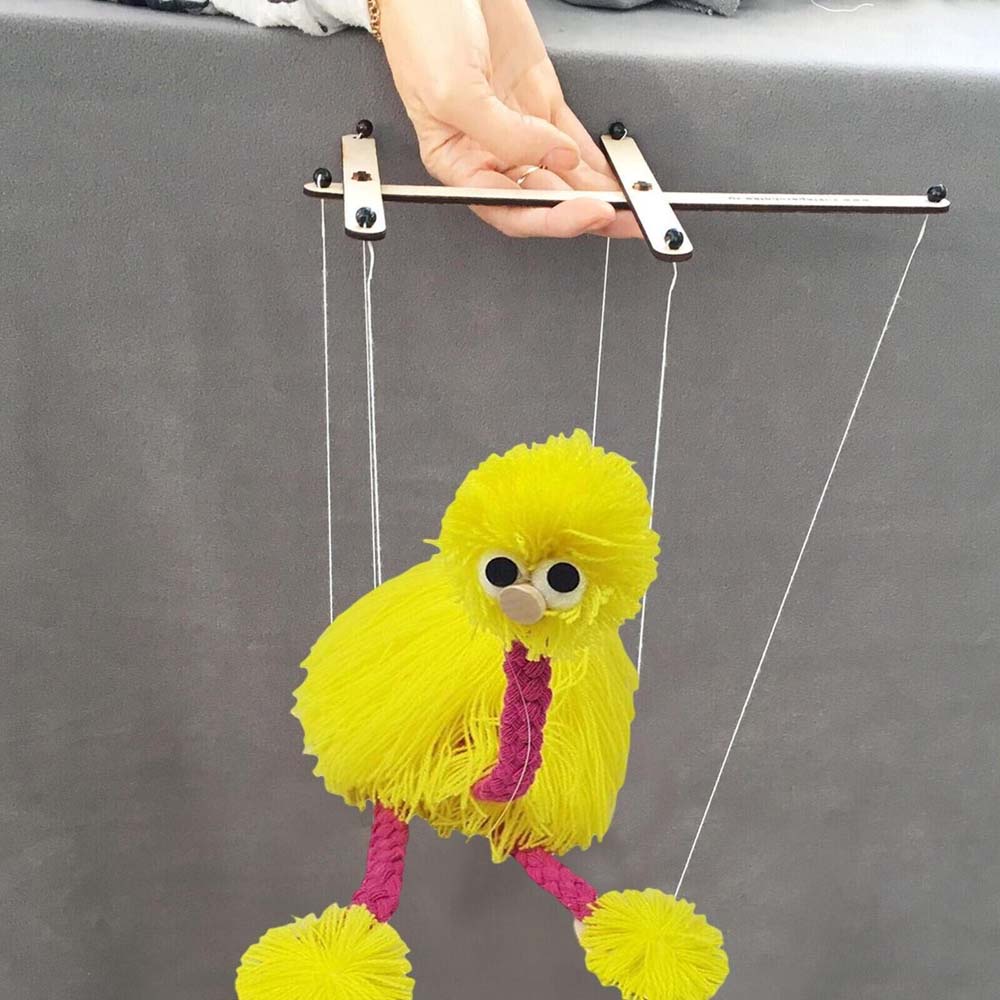 Marionette Ostrich Interactive Bird Puppet Puppet Doll Children Enlightenmen Toy