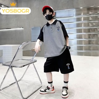 YOSBOGR áo quần trẻ em đồ bé trai đồ bộ bé trai chất lượng thời trang thoải mái KWT2391CRC 38Z230919