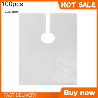Kdc set 100 tạp dề nhuộm tóc sử dụng một lần trong suốt